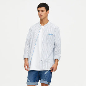 Basic Ripped Denim Bermuda Shorts