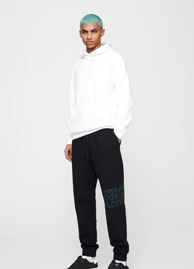 Black Cotton Jogging Trousers