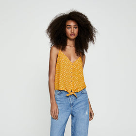 Strappy Top With Front Knot