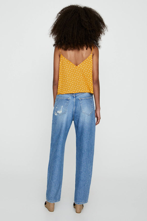 Strappy Top With Front Knot